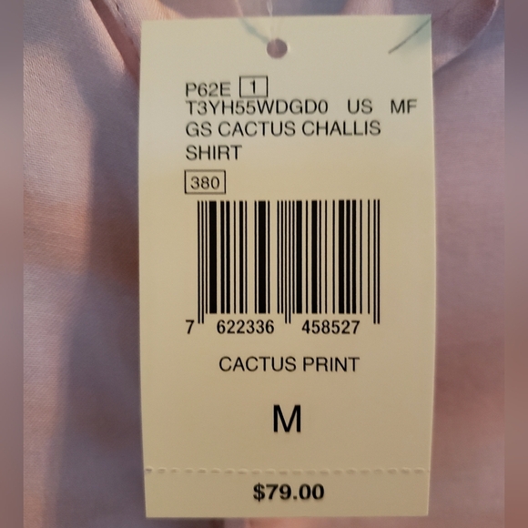 Guess NWT Button-down Desert Scene Shirt, Medium Slim Fit - Picture 5 of 7